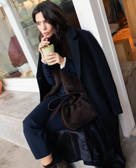 ABRIGO THAT FEELING · AZUL MARINO